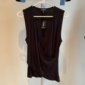 Express Sleeveless V-Neck Top